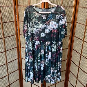 BlackMilk Take My Monet sheer smock dress XL